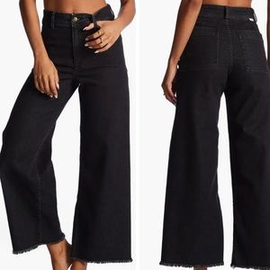 Bills Bong - Free Fall Stretch Crop Wide Leg Jeans